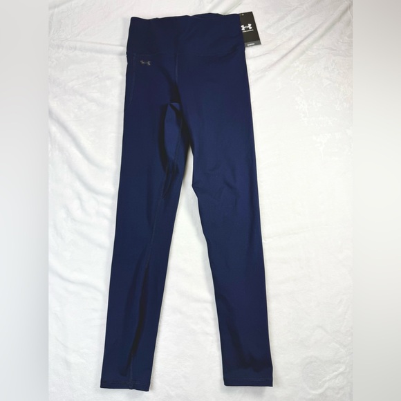 New Under Armour Women’s Navy Performance Leggings - XS - Workout, Casual - Picture 1 of 3